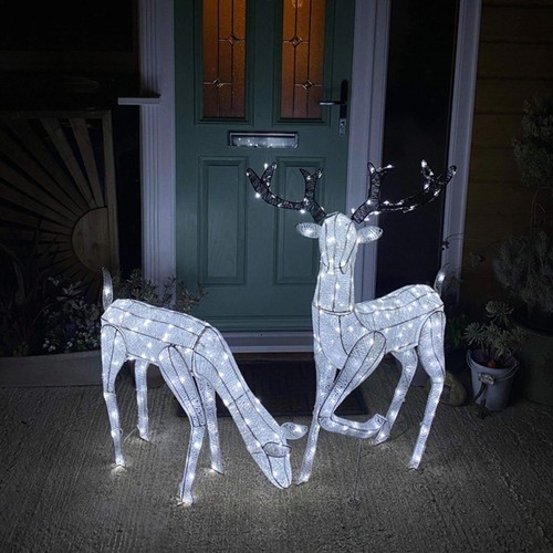 Outdoor light reindeer - light, up