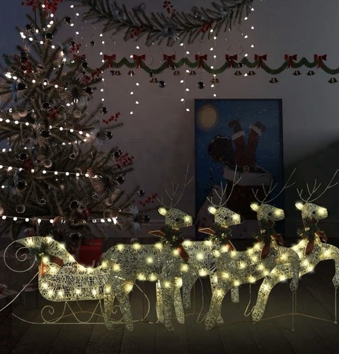 Outdoor christmas sleigh and - outdoor, 4