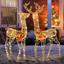 230 LED 2-Piece Reindeer