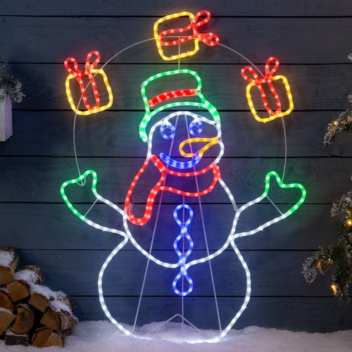 Snowman rope light - rope,
