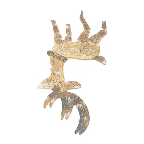 Xmas lighted glitter deer - xmas,